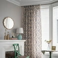 thumbnail image 1 of Nvzi Home Curtains for Bedroom Living Room,Semi-Blackout Country Cotton and linen Vintage Chic Tassels Hollow Window Treatment Rod Pocket Drape（2 Panel，63*59in,A69）, 1 of 5