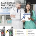 thumbnail image 4 of JIUFENTIAN - Faja lumbar con sistema de soporte para hombres y mujeres - Faja lumbar para hernia de disco - Faja lumbar para ciática, escoliosis, levantamiento de pesas y trabajo (tamaño mediano), 4 of 5