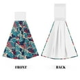 thumbnail image 2 of Sikiie Fish In The Wave Hand Towel with Loop Hanging Towel Absorbent Tie Towels for Kitchen Tea Bar Bathroom Decor, 2 of 7