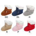 thumbnail image 3 of Baby Girls Boys Plush Snow Boots Soft Sole Anti-Slip Mid Calf Warm Winter Toddler Walking Shoes 12-18 Months, 3 of 11