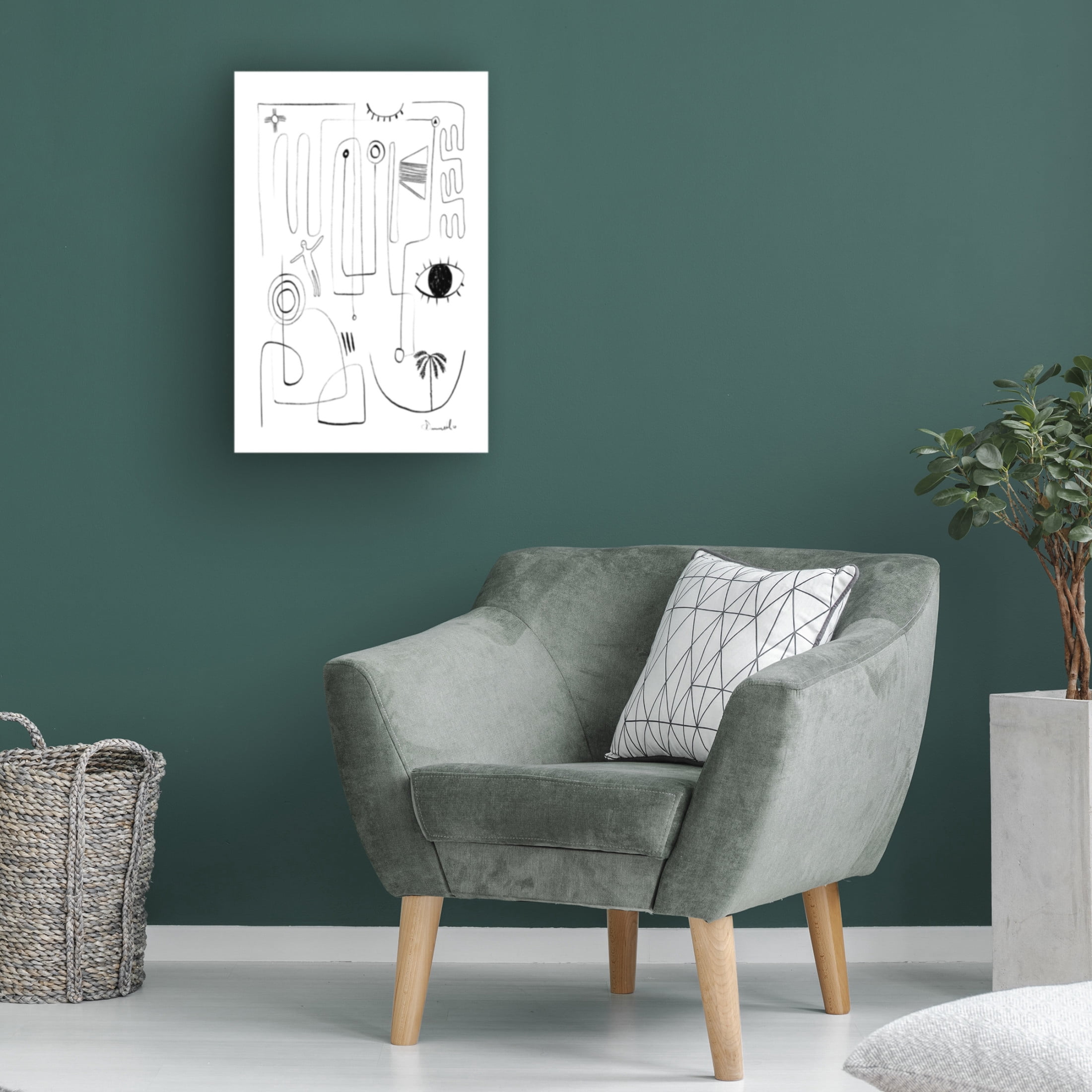 Trademark Fine Art Dan Hobday  Eyeshaveit Canvas Wall Art