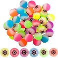 thumbnail image 1 of ZHAOCHENG 24 piezas de globos oculares que brillan en la oscuridad, bolas brillantes de Halloween que rebotan para truco o trato o regalos de Halloween, 1 of 5