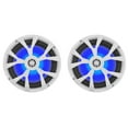 thumbnail image 2 of Pair Rockville RKL80MW 8" 900 Watt White 2-Way Marine Boat Speakers w/LED's, 2 of 7