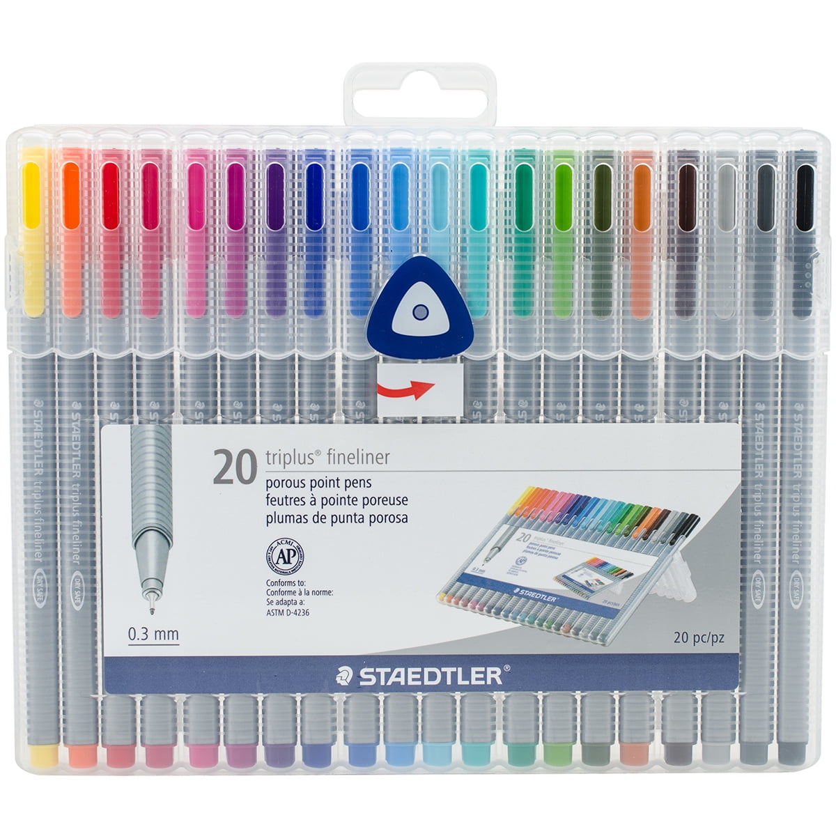 Triplus Fineliner Pens 20/Pkg Multi