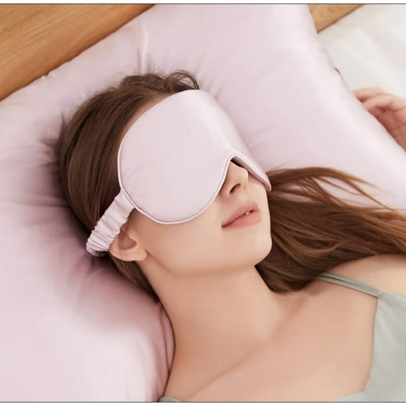 Mulberry Silk Sleep Eye Mask - Pink