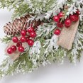 thumbnail image 5 of Hanging Christmas Wreath Simulation Artificial Pine Branch Pinecone Holly 2024 Christmas Decorations Christmas Tree Wall Decor, 5 of 5