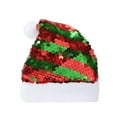 thumbnail image 4 of Pet Santa Hat Christmas Costume Headwear for Dogs Pet Festival Party Props Sequins Santa Cap Headband Pet Accessory, 4 of 8