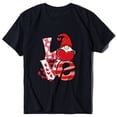 thumbnail image 4 of Pompotops T-shirt à Manches Courtes Imprimé de la Saint-Valentin Col Rond pour Femmes, 4 of 4