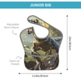 thumbnail image 4 of Kdxio Ferocious Dinosaur Bibs For Babies, Baby Bibs for Eating, Toddler Bibs, Waterproof Bibs, Feeding Bibs, for Toddlers, Boys, Girls, 4 of 8