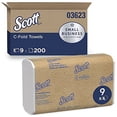 thumbnail image 2 of Kimberly-Clark 03623 Serviette Pliée en C Blanche - 9 par Caisse, 2 of 4