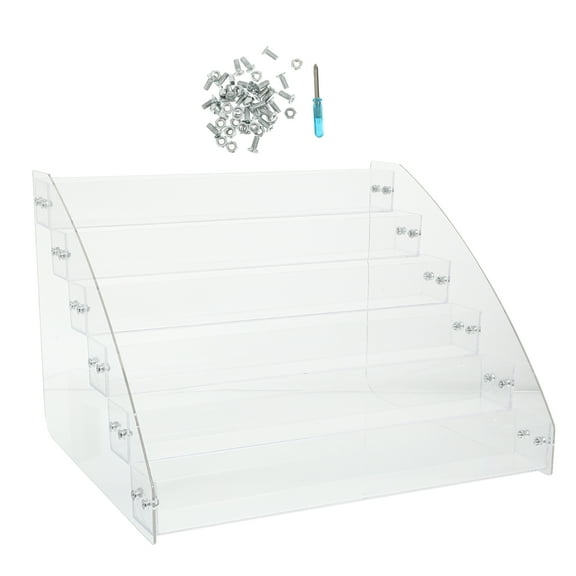 SEWCHICS Retail Display Rack Acrylic Stand Transparent 1Pcs 12.2X11X9.4In