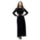 thumbnail image 2 of Vestido Largo De Encaje De Fiesta De Noche Musulmán Formal Puro Elegante Para Mujer (Negro) (M)-200694.01 Likrtyny Mujer, 2 of 8