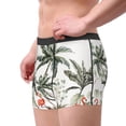 thumbnail image 4 of Kll Flamingo Palm Trees Men'S Cotton Boxer Briefs Underwear-Small, 4 of 9