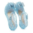 thumbnail image 2 of Gubotare Jelly Shoes for Girls Girl Jelly Sandals, Closed Toe Princess Summer Dress Shoes, Beach Flat Sandals, Birthday Party Dance Casual Flat Shoes (Sky Blue,Size 11.5), 2 of 8