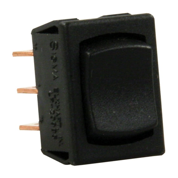 JR Products 13725 Mini Mom-On/Off/Mom-On Switch SPDT - Black
