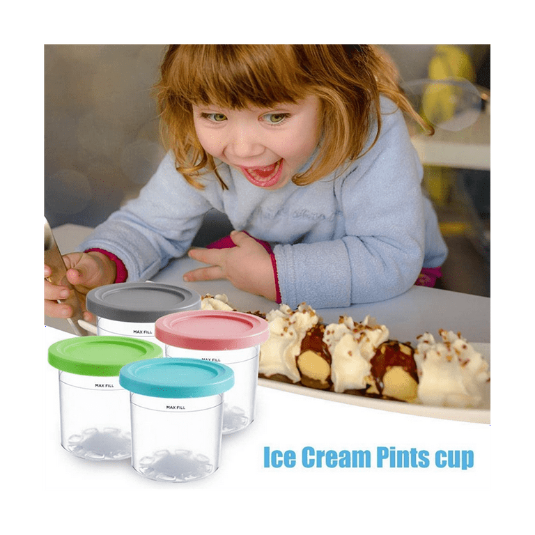 Ice Cream Pints Cup For Ninja For NC299AM C300s Series Reusable