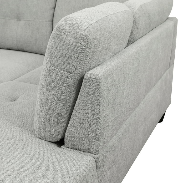 Aukfa 103 Sectional Sofa with Storage Ottoman Right Facing Chaise