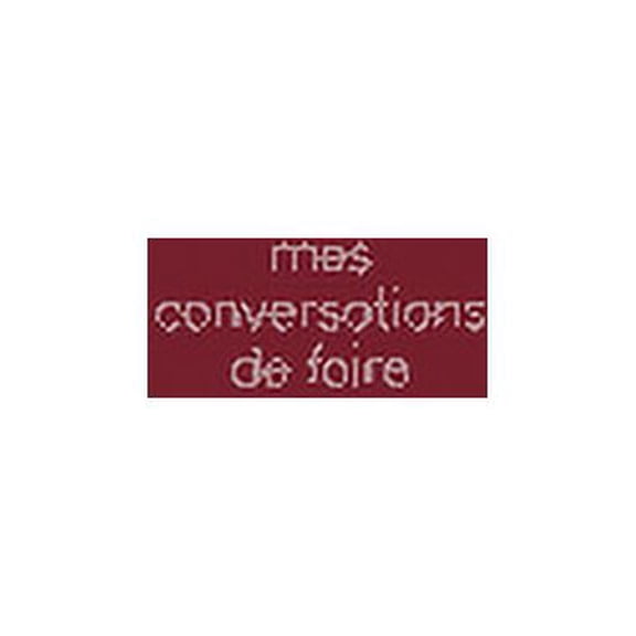 Mes conversations de foire : Carnet à compléter pour l'enregistrement des conversations avec les (nouveaux) clients - Motif: Rouge (Paperback)