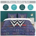 thumbnail image 5 of WWE Duvet Cover Set 3-Piece Bedding Set Soft Warm And Comfortable Soft Bed Set with 1 Duvet Cover And 2 Pillowcases for Bedroom All Season, 5 of 8