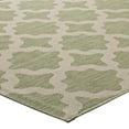 thumbnail image 3 of Modway Cerelia 108x143.5" Moroccan Trellis Fabric Area Rug in Beige/Light Green, 3 of 10