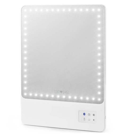 Riki B-00160.WHT Skinny Smart Vanity Mirror with HD LEDs, White