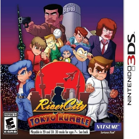 Restored River City: Tokyo Rumble (Nintendo 3DS, 2016) Battle Game (Refurbished)