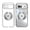 White, variant on for Google Pixel 8a Back Case with Lens Protector, Slim TPU Frame Rotating Ring Bracket Magnetic PC Clear Back Anti-Scratch Anti-fingerprint Phone Case for Google Pixel 8a, Blue