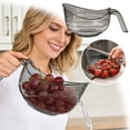 thumbnail image 2 of TIELUTT Kitchen Fruit Washing Basin and Rice Washing Basin Rubber Mats for Porcelain Line Drying Rack Outdoor Portable Dish Mats for Drying 28 X 19 Dish for Small Bowl to Wash, 2 of 4