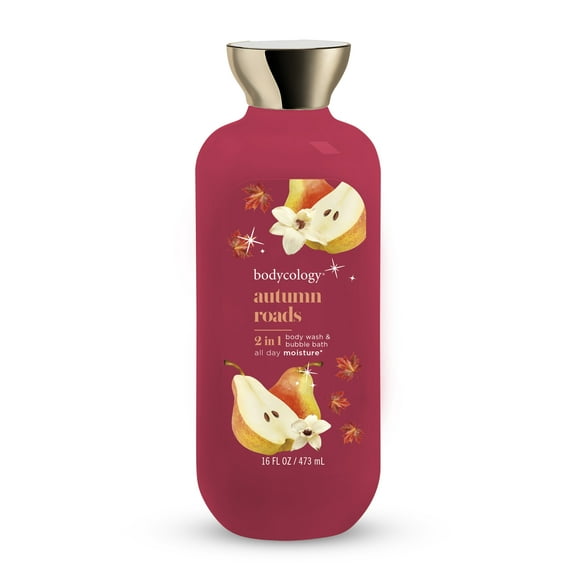 Bodycology 2-in-1 Body Wash & Bubble Bath, Autumn Roads, 16 fl oz