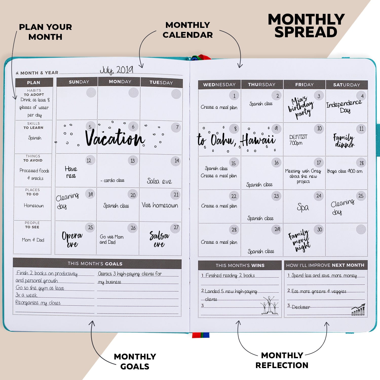 Clever Fox Daily undated planner
