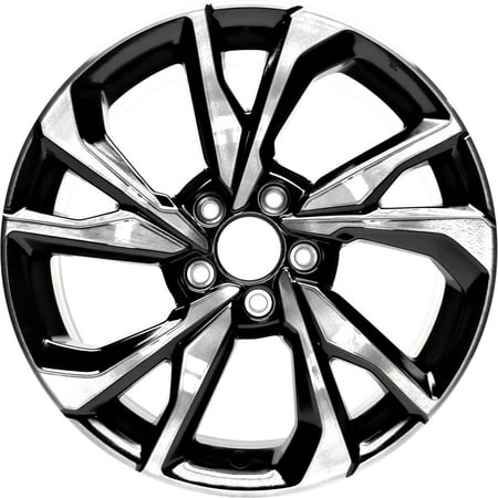 Partsynergy New Aluminum Alloy Wheel Rim 18 Inch Fits 2017-2018 Honda Civic 5 Lug 114.3mm 10