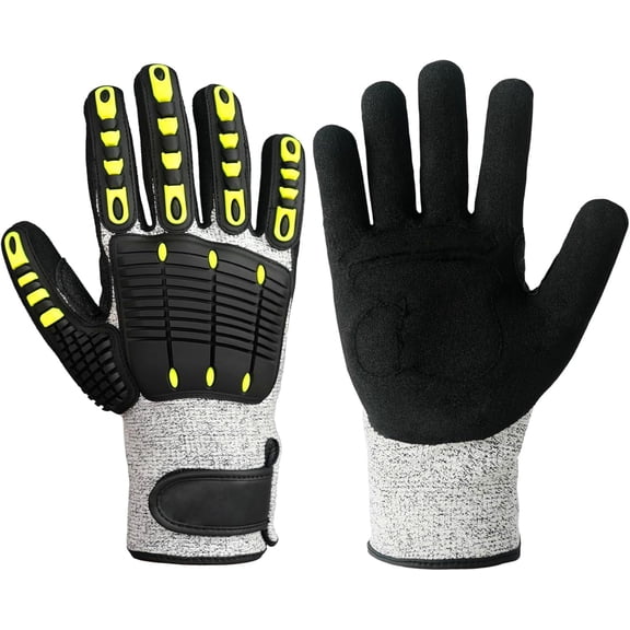 Lobster Gloves for Diving, Puncture and Cut Resistant Fishing Spearfishing Freediving Scuba Diving Gloves, Fully Coated Safety Work Glove for Men Women