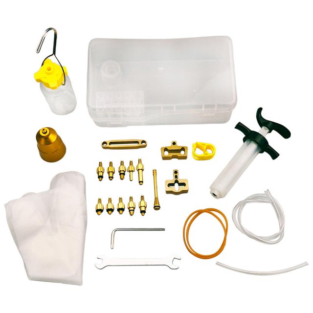 Kit de Sangrado de Hidráulico para s de con Oro shamjiam Sangre de aceite de freno de disco