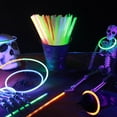 thumbnail image 4 of Lsupdaol 120 Glow Sticks Bulk Party Favor Pack - Halloween Glow in the Dark 8" Necklaces and Bracelets With Connector - Neon for Adult Christmas Birthday Party, 4 of 11