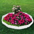 thumbnail image 4 of CATIEBYE Landscape Edging Garden Edging Strip Fence White PP Plastic 1 Set, 4 of 8