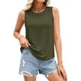 thumbnail image 3 of PRETTYGARDEN Womens Summer Tops Spring Fashion Sleeveless Tank Tops Casual Loose Fit Shirts Beach Vacation Clothes, 3 of 10
