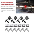 thumbnail image 3 of Riwesomey 20 piezas/Kit debajo de la cubierta de la caja de cambios del motor tornillo portátil extraíble reemplazo de la tuerca del automóvil Vehículos, repuestos y accesorios Mis, 3 of 6
