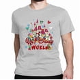 thumbnail image 4 of Walt Disney World Christmas Unisex Short Sleeve Shirt (Grey-4X Large), 4 of 8
