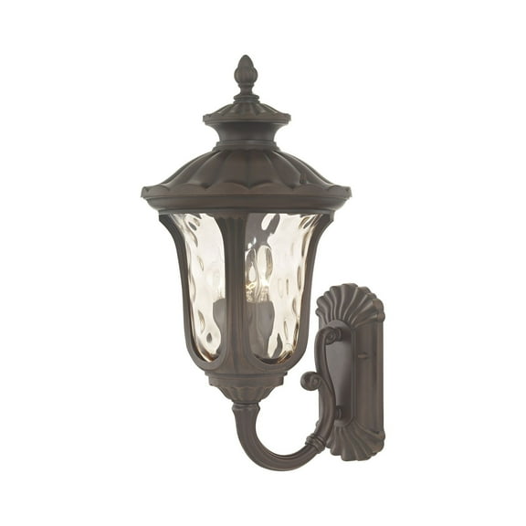Livex Lighting Oxford Outdoor Wall Lantern in Imperial Bronze