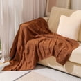thumbnail image 1 of 100*150cm Throw Blanket for Couch, Soft Cozy Fuzzy Fluffy Soft Plush Blankets Sofa Chair Gift Blankets for Women,, 1 of 5