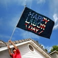 thumbnail image 4 of Dutern Double Sided Happy Labor Day Flag Banner 3 Ply with Brass Grommets 3x5 Feet 780724, 4 of 5
