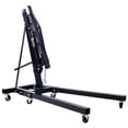 thumbnail image 4 of Folding Hydraulic Engine Crane, Engine Hoist Lift with Lever, Heavy Duty Cherry Picker Shop Crane Hoist Lift with Telescopic Boom and Legs, Black, 4 of 9