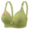 thumbnail image 1 of Women's Printed Plus Size Daily Bra Underwear Without Underwire, 1 of 8