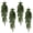 D, variant on 4 Pack 24 Inch Christmas Teardrop Wreaths with Rustic Velvet Ribbon Bow, Artificial Greenery Door Wall Decor for Porch Mantel Holiday Decoration