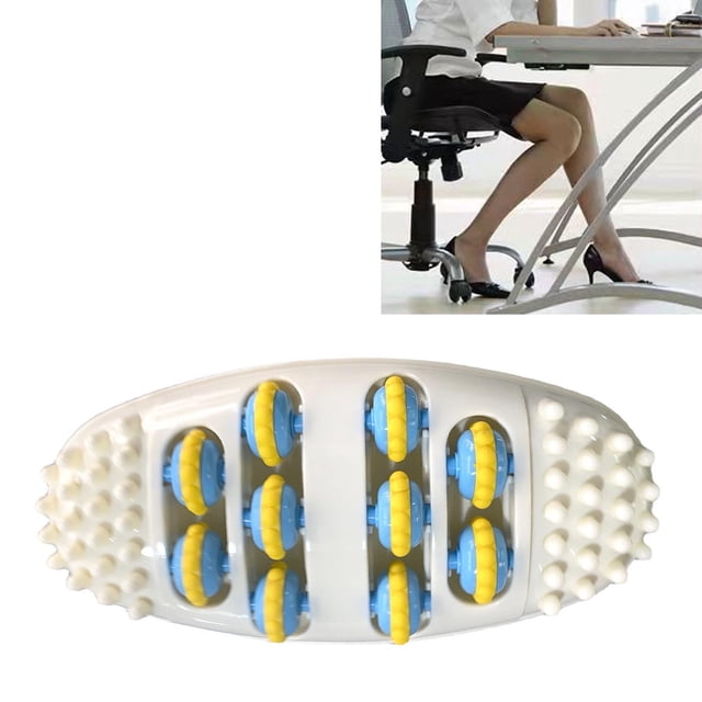 Roller Masajeador de Doble Pie, Rodillo de Masaje de Pies Anti -Slip para Casa