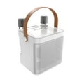 thumbnail image 1 of Altavoz inalámbrico portátil rectangular con micrófono y alcance de transmisión de 10 m Blanco, 1 of 9