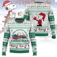thumbnail image 3 of Suéteres feos navideños de Charlie Brown y Snoopy Suéteres feos navideños con estampado 3D de Disney Suéteres casuales de moda para hombres y mujeres, 3 of 5