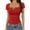 Z005_Red, variant on Long Sleeve Womens Knit Tops Fall Fashion 2026 Tops Camo Printed Henley Shirts Tunic Top Slim Fit