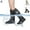 Black, variant on PULLIMORE Waterproof Rain Boot Shoe Covers Reusable Anti-slip Foldable Long Shoe Cover with Reflector for Cycling Motorcycle Bike Fishing (M, White)