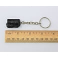 thumbnail image 7 of Natural Black Tourmaline Key Chain, Raw Tourmaline Log Keychain, Crystal Keyring, 7 of 7